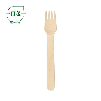 140mm Wooden Fork with Flat Handle
