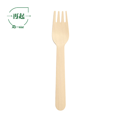 160mm Wooden Fork with Flat Handle